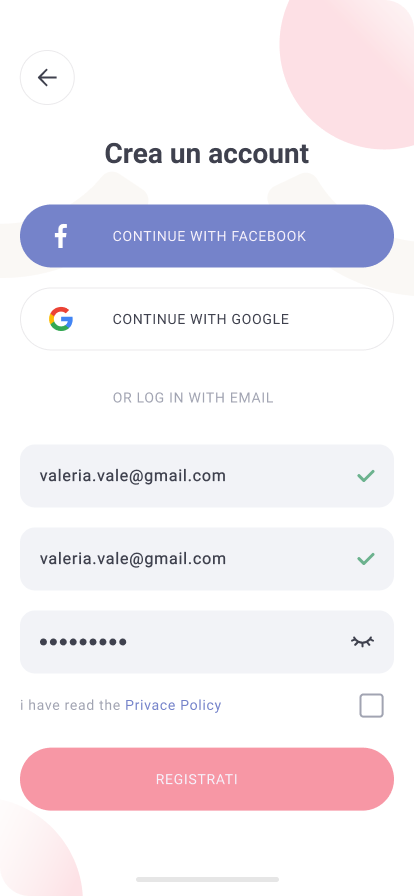 * mockup in Figma