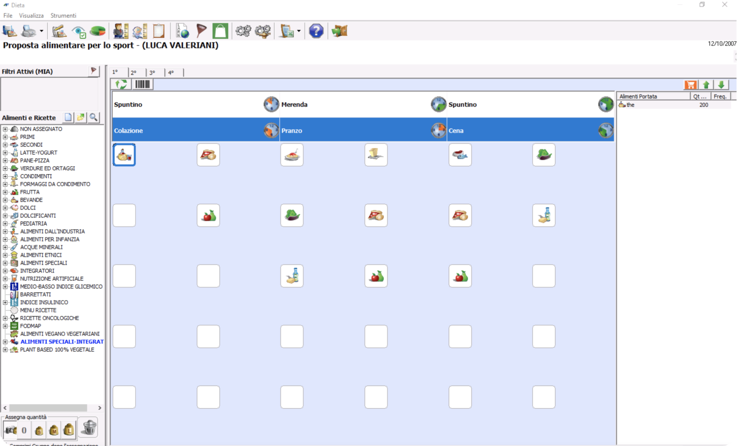 * applicazione desktop di WinFood