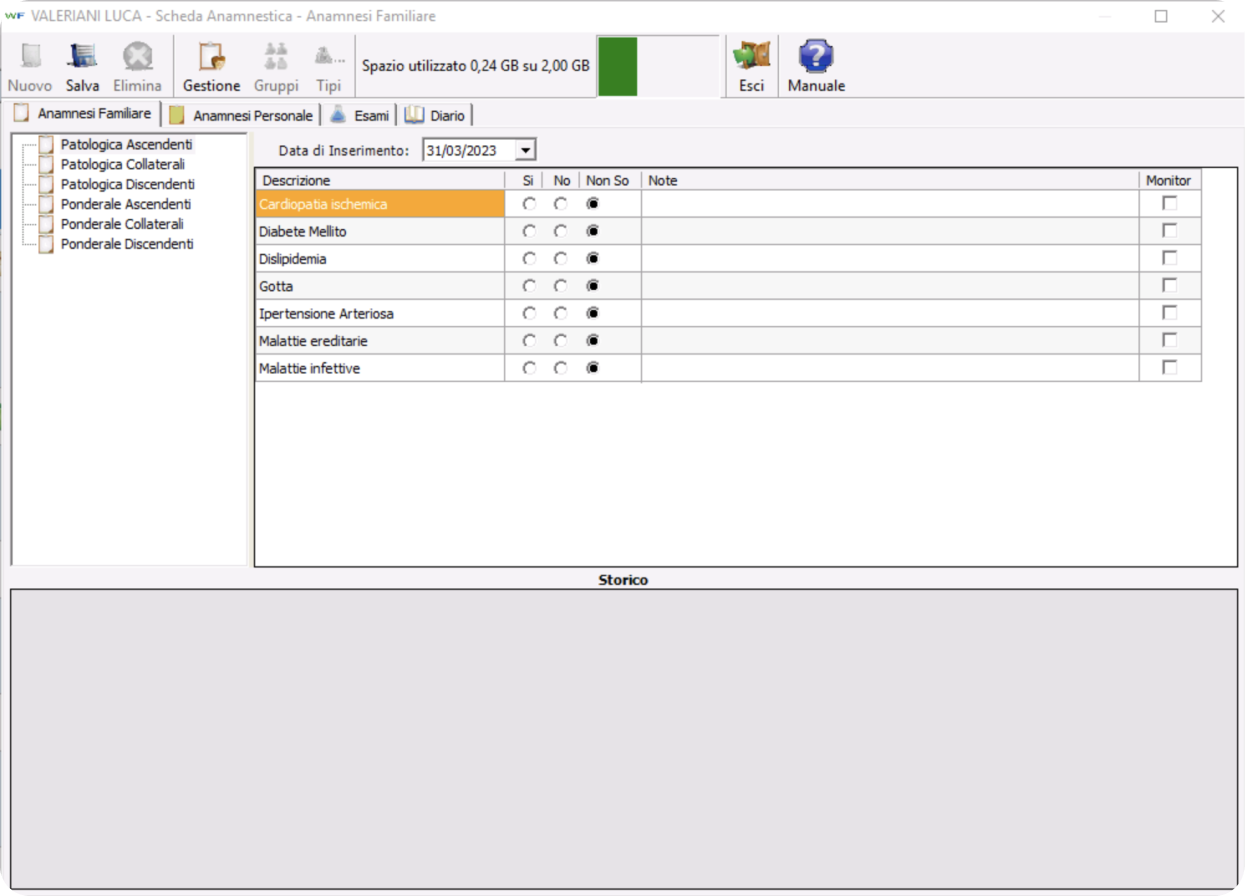 * applicazione desktop di WinFood